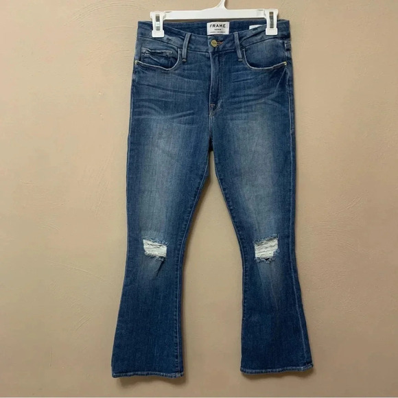 Frame Le Crop Mini Boot Jeans - Picture 3 of 12
